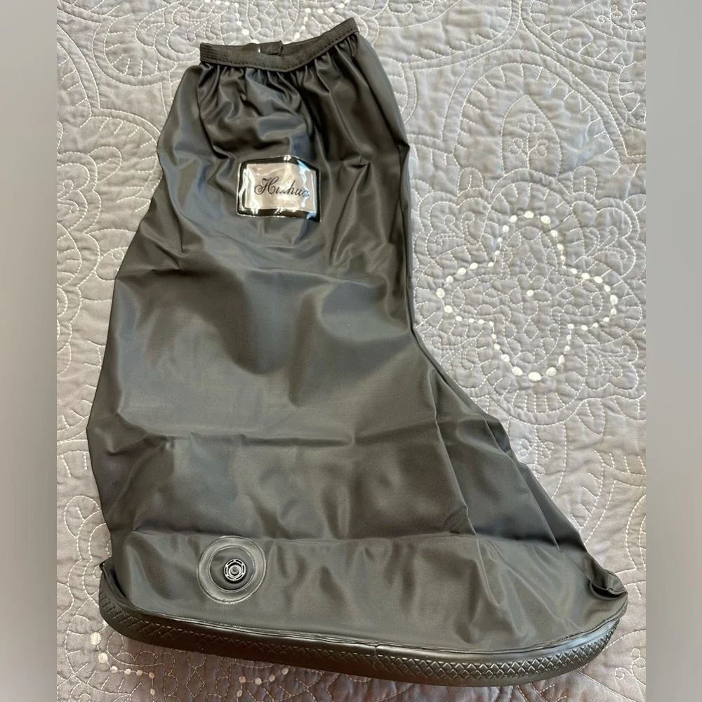 Unisex Adult Black Rain Shoe Cover NWT Size Medium
